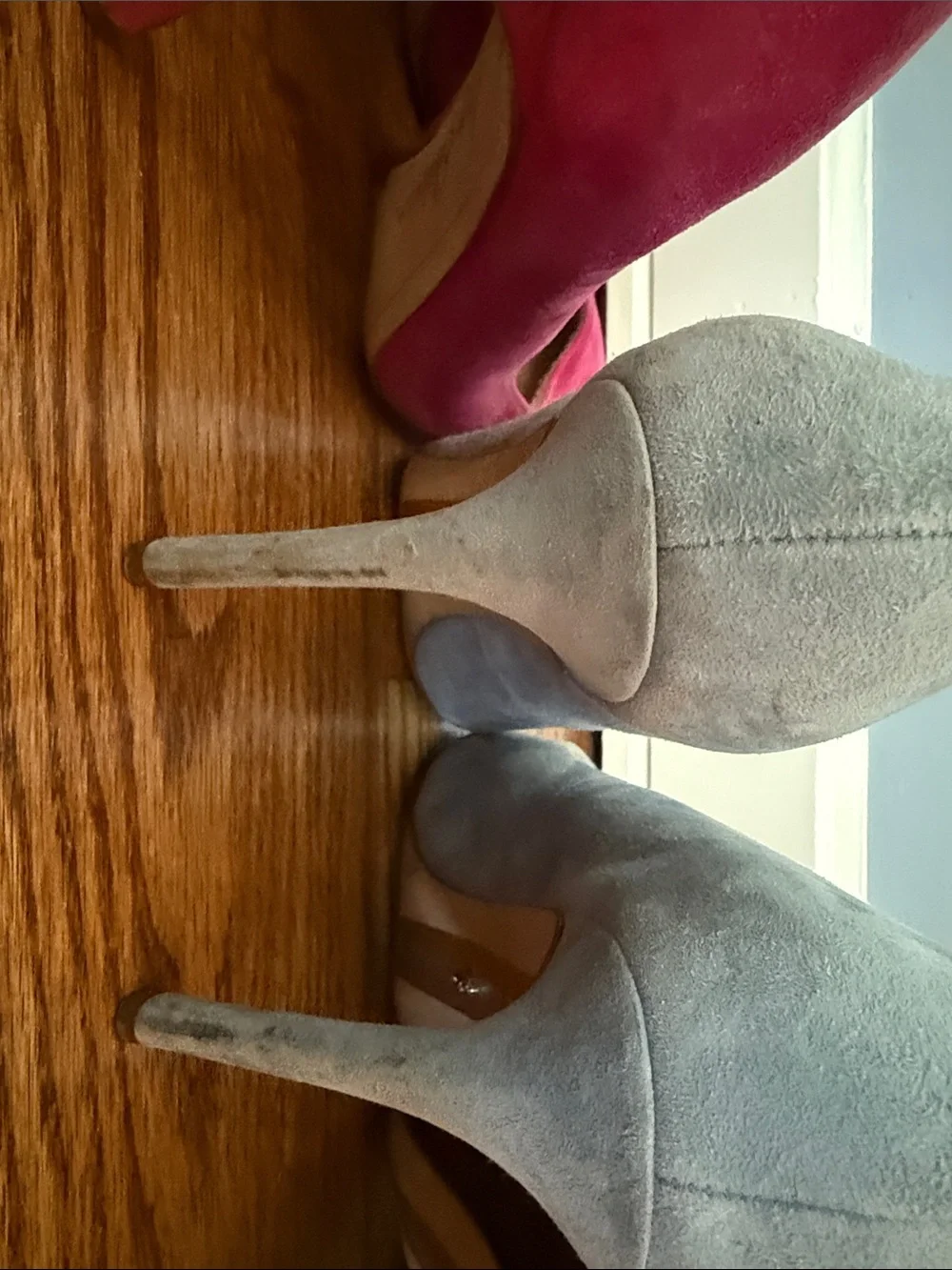 Sam Edelman Pointed Toe Pumps in Leopard, Hot Pink, Light Blue, Olive and Slate
